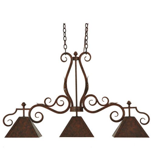 2nd Avenue - 871165.48.3LT - Three Light Pendant - Pedra - Antique Rust