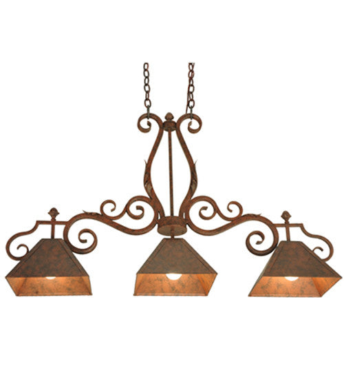 2nd Avenue - 871165.48.3LT - Three Light Pendant - Pedra - Antique Rust