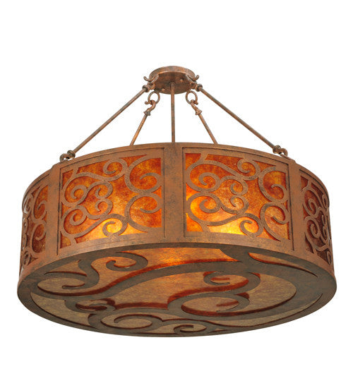 2nd Avenue - 871493.30.24H.DM - Four Light Pendant - Dean - Antique Rust