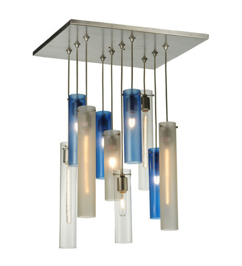 2nd Avenue - 214340-19 - Ten Light Chandelier - Cilindro - Nickel