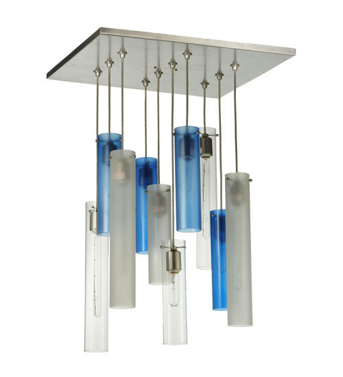 2nd Avenue - 214340-19 - Ten Light Chandelier - Cilindro - Nickel