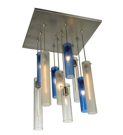 2nd Avenue - 214340-19 - Ten Light Chandelier - Cilindro - Nickel