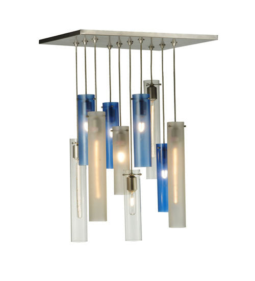 2nd Avenue - 214340-19 - Ten Light Chandelier - Cilindro - Nickel