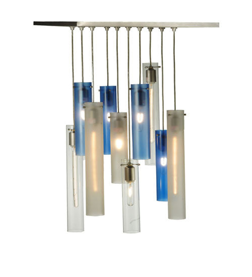 2nd Avenue - 214340-19 - Ten Light Chandelier - Cilindro - Nickel