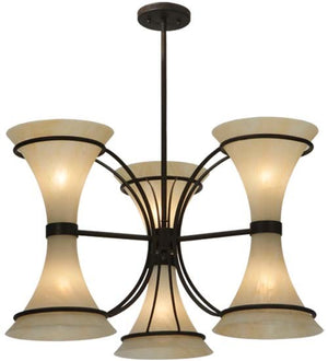 2nd Avenue - 01.0916.30.MOD - Six Light Chandelier - Chronos - Classic Rust