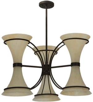 2nd Avenue - 01.0916.30.MOD - Six Light Chandelier - Chronos - Classic Rust