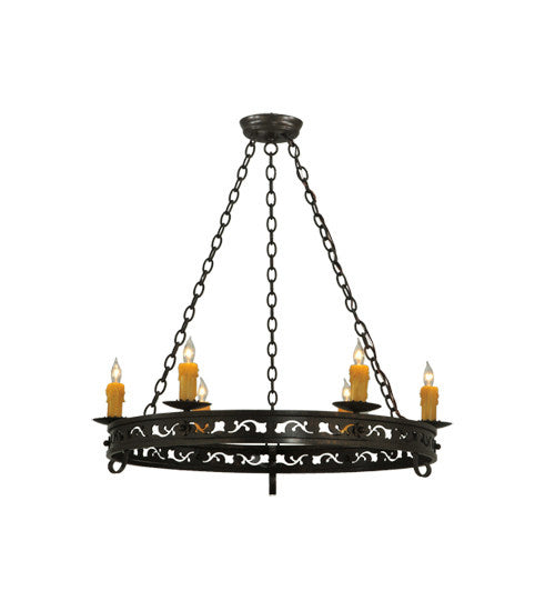 2nd Avenue - 05.1271.36 - Six Light Chandelier - Sagebrush - Gilded Tobacco