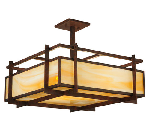 2nd Avenue - 05.1219.20.mod - Two Light Pendant - Boulder Creek - Rusty Nail