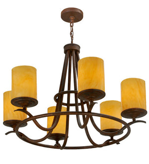 2nd Avenue - 871488.36 - Six Light Chandelier - Octavia - Rusty Nail