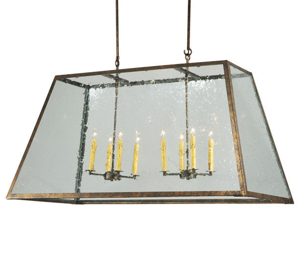 2nd Avenue - 200109-3 - Eight Light Pendant - Ovation - Antique Rust