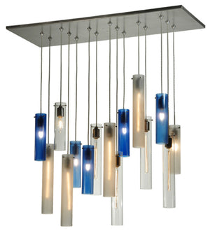 2nd Avenue - 214340-6 - 15 Light Pendant - Cilindro - Nickel