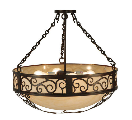 2nd Avenue - 871175.24.24H - Four Light Pendant - Lilliana - Rustic Iron