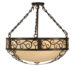 2nd Avenue - 871175.24.24H - Four Light Pendant - Lilliana - Rustic Iron