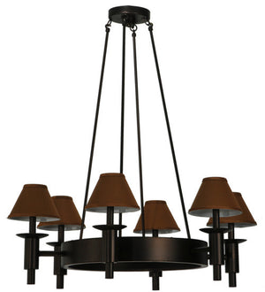 2nd Avenue - 871484.36 - Six Light Chandelier - Calais - Mahogany Bronze