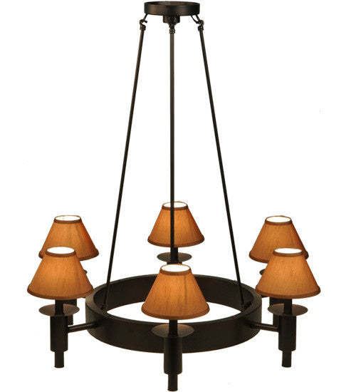 2nd Avenue - 871484.36 - Six Light Chandelier - Calais - Mahogany Bronze