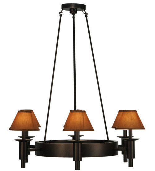 2nd Avenue - 871484.36 - Six Light Chandelier - Calais - Mahogany Bronze