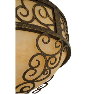 2nd Avenue - 871175.21.cm - Three Light Flushmount - Lilliana - Pompeii Gold