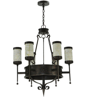 2nd Avenue - 871443.30.DS - Six Light Chandelier - Lorenzo - Gilded Tobacco