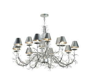 2nd Avenue - 87730.48.32.MS - 12 Light Chandelier - Twigs - Extreme Chrome