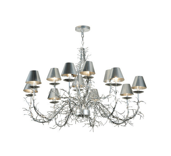 2nd Avenue - 87730.48.32.MS - 12 Light Chandelier - Twigs - Extreme Chrome