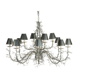 2nd Avenue - 87730.48.32.MS - 12 Light Chandelier - Twigs - Extreme Chrome