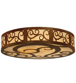 2nd Avenue - 871493.60.CM - 12 Light Flushmount - Dean - Autumn Leaf