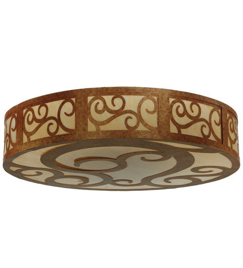 2nd Avenue - 871493.60.CM - 12 Light Flushmount - Dean - Autumn Leaf