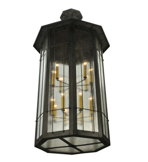 2nd Avenue - 14670-1.pendant - 16 Light Pendant - West Albany - Antique Iron Gate