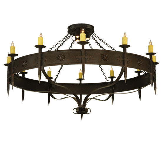 2nd Avenue - 871019.72.45H - 15 Light Chandelier - Warwick - Gilded Tobacco