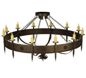 2nd Avenue - 871019.72.45H - 15 Light Chandelier - Warwick - Gilded Tobacco