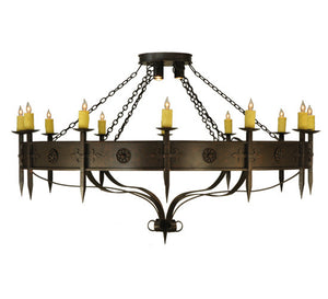 2nd Avenue - 871019.72.45H - 15 Light Chandelier - Warwick - Gilded Tobacco