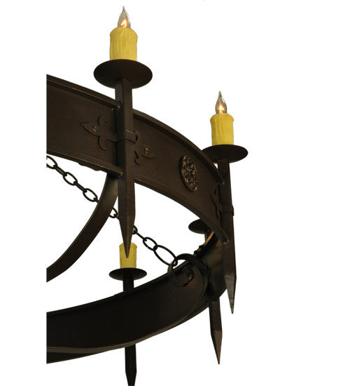 2nd Avenue - 871019.72.45H - 15 Light Chandelier - Warwick - Gilded Tobacco