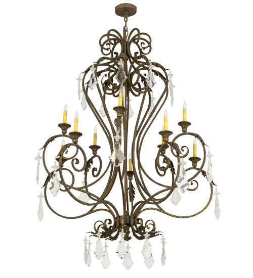 Meyda Tiffany - 179688 - Ten Light Chandelier - Josephine - Pompeii Gold