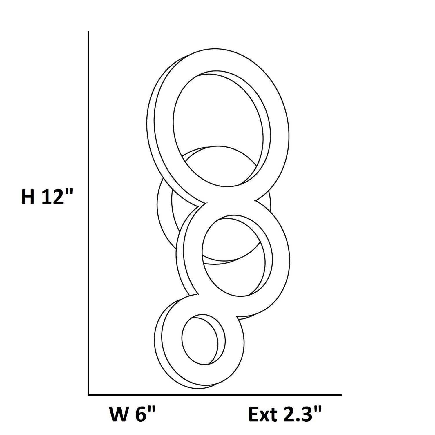 Access - 20061LEDDMG-SAT - LED Wall Mount - 360 - Satin