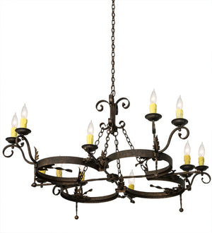 Meyda Tiffany - 183798 - 12 Light Chandelier - Andorra - Gilded Tobacco