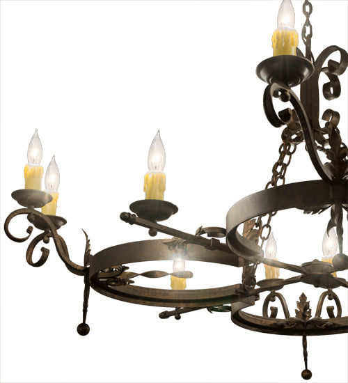 Meyda Tiffany - 183798 - 12 Light Chandelier - Andorra - Gilded Tobacco