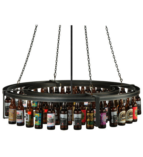 2nd Avenue - 212632-30 - Four Light Pendant - Beer:30 - Antique Iron Gate