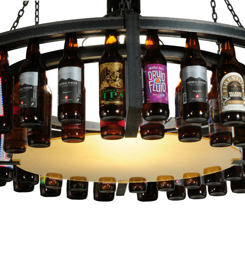 2nd Avenue - 212632-30 - Four Light Pendant - Beer:30 - Antique Iron Gate