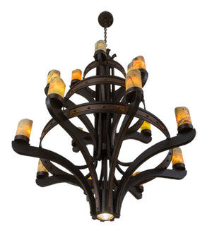 Meyda Tiffany - 183607 - 17 Light Chandelier - Castilla - Mahogany Bronze