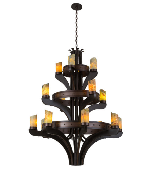 Meyda Tiffany - 183607 - 17 Light Chandelier - Castilla - Mahogany Bronze