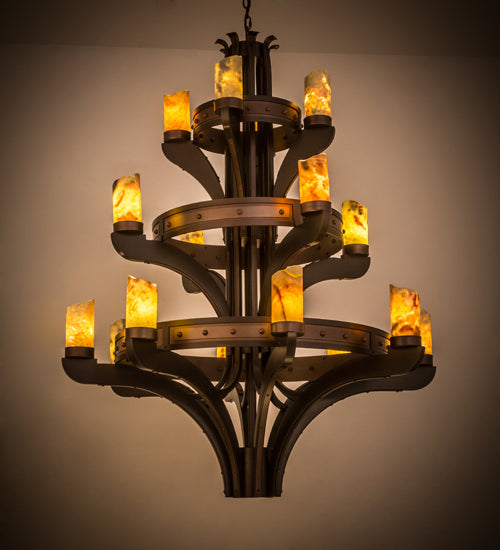 Meyda Tiffany - 183607 - 17 Light Chandelier - Castilla - Mahogany Bronze