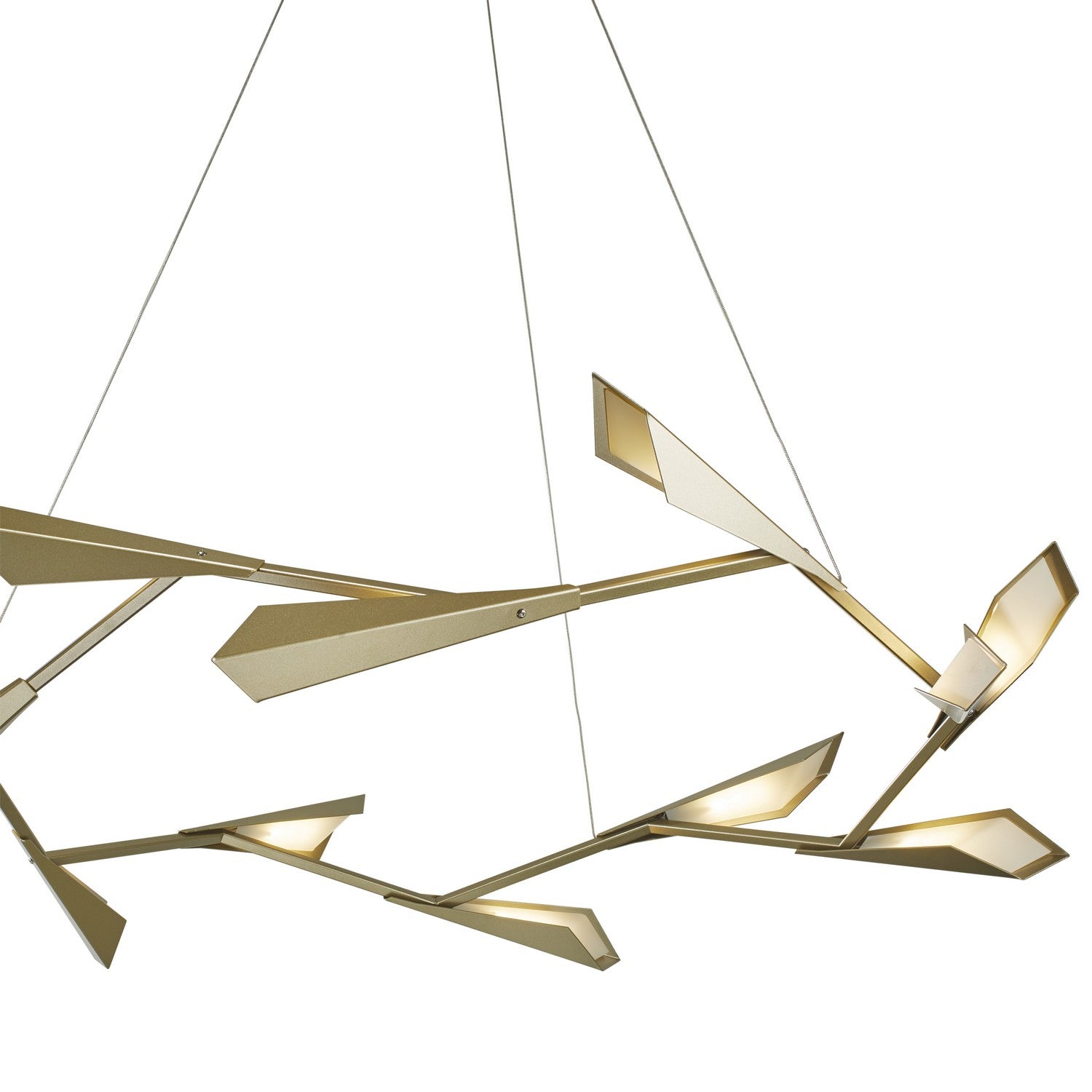 Hubbardton Forge - 135005-LED-STND-84 - LED Pendant - Quill - Soft Gold