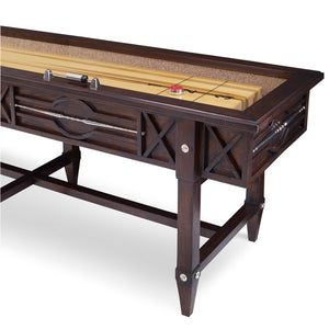 Ambella Home - 17554-935-012 - Shuffleboard Table - Spindle - Walnut