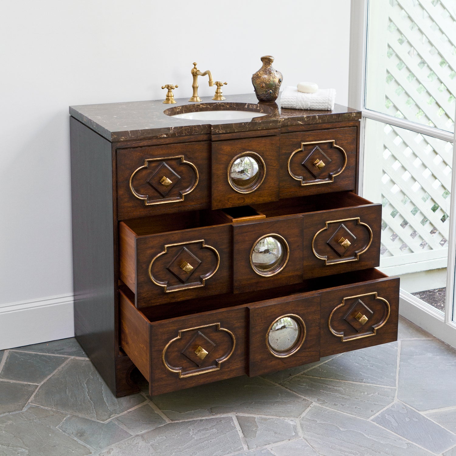 Ambella Home - 24091-110-421 - Sink Chest - Bull`s Eye