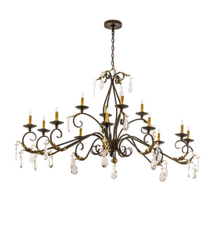 Meyda Tiffany - 187263 - 14 Light Chandelier - Windsor - Golden Bronze