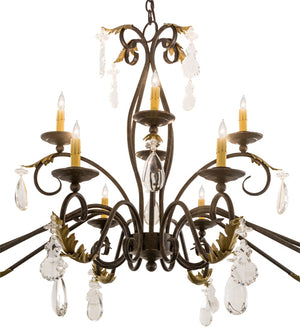 Meyda Tiffany - 187263 - 14 Light Chandelier - Windsor - Golden Bronze