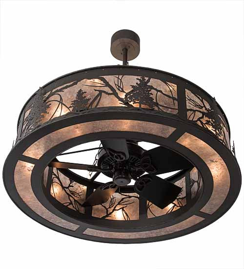 Meyda Tiffany - 190079 - 16 Light Chandel-Air - Tamarack - Oil Rubbed Bronze