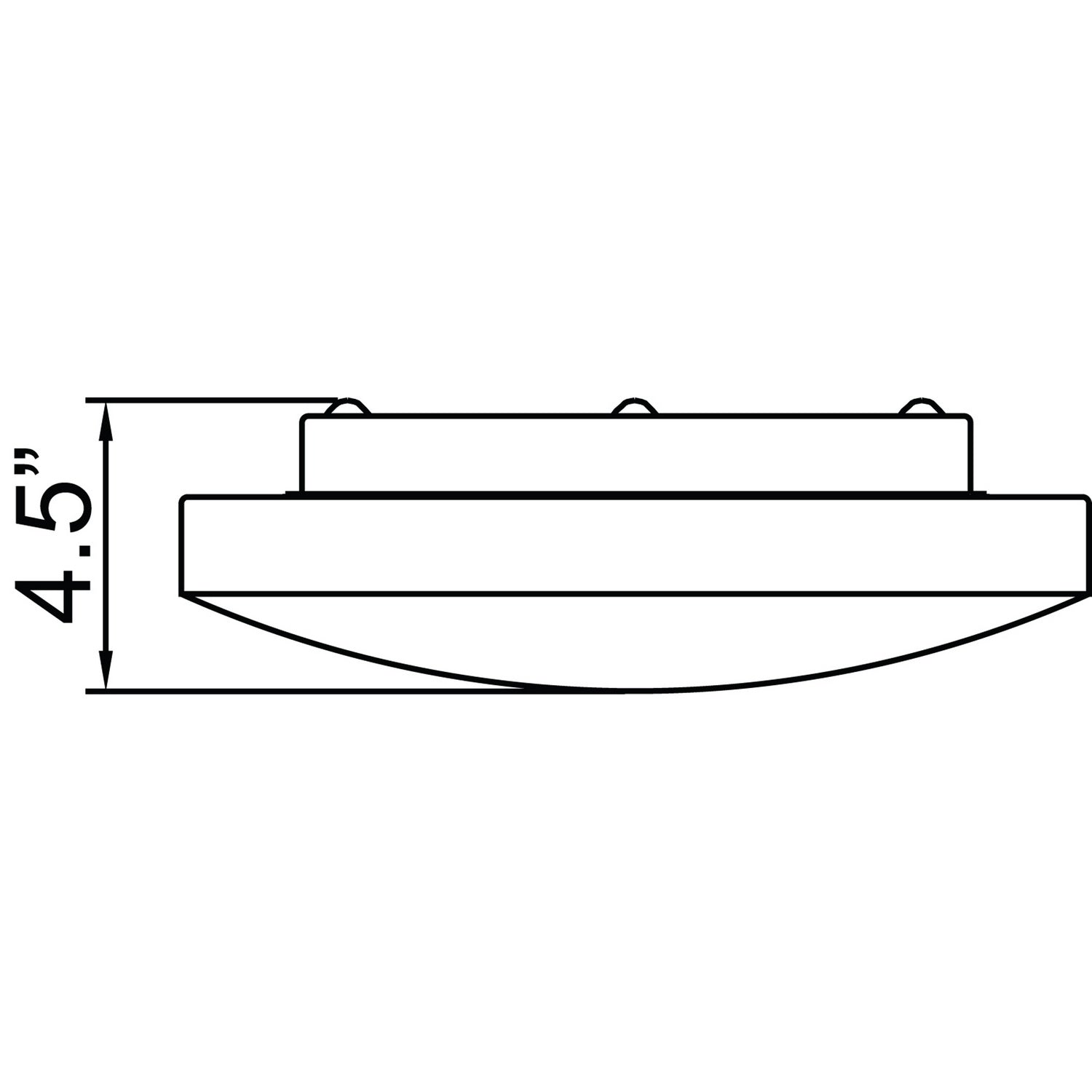 Access - 50162LEDDLP-WH/OPL - LED Flush Mount - Orion - White