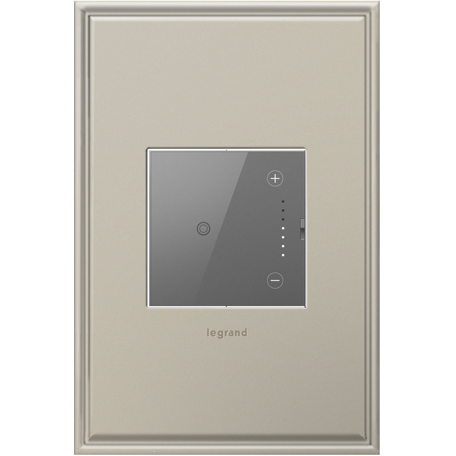 Legrand - ADTH703TUM4 - Touch Tru-Universal Dimmer with Microban - adorne - Magnesium