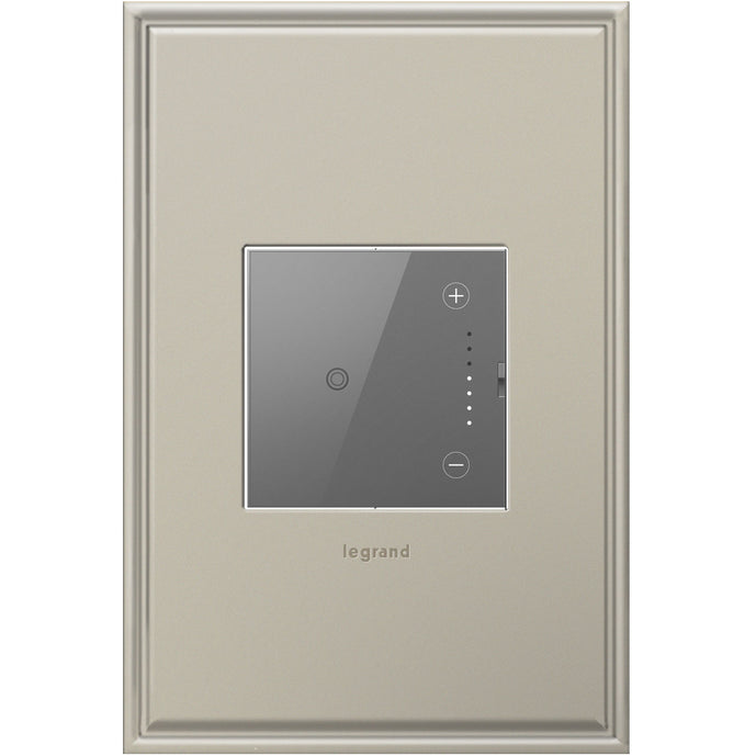 Legrand - ADTH703TUM4 - Touch Tru-Universal Dimmer with Microban - adorne - Magnesium